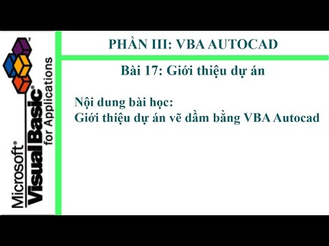 Video Bài 17_Giới thiệu dự án vẽ dầm BTCT trên Autocad - YouTube