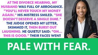 Details At Our Divorce Hearing, My Husband Mocked Me—Then the Judge Read My Letter. News