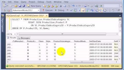 SQL Server RIGHT JOIN - Kalman Toth