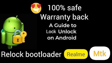 Relock / Lock bootloader In any Realme ( mtk ) | safe method without system destroy 🔥