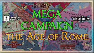 The Age of Rome - A Mega Campaign - Imperator: Rome to CK3 to EU4 to Vicky 2 to HOI4 (A.I Only)