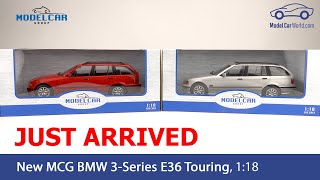 1:18 MCG BMW 3er E36  Touring redmetallic 