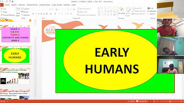 GRADE 3  EVS THEME -5 EARLY HUMANS  ( Date  05- 01- 21 )