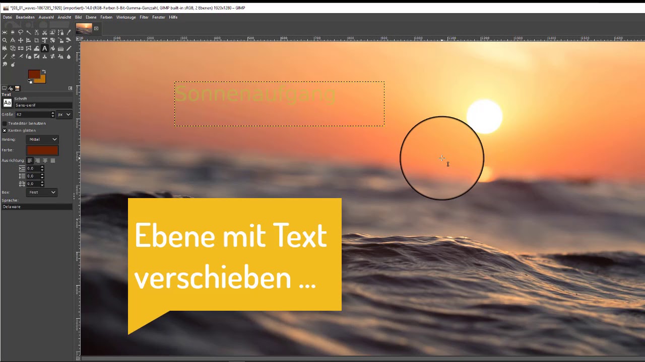 #03/32 In ein Bild ein Wasserzeichen einfügen - YouTube
