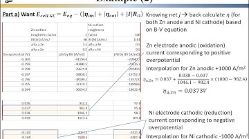 Electrochem Eng L03-25 Overpotential from current in Zn NiOOH electrochemical cell