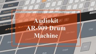 Audiokit AR-909 Drum Machine - Tutorial Part 1: Getting started screenshot 4