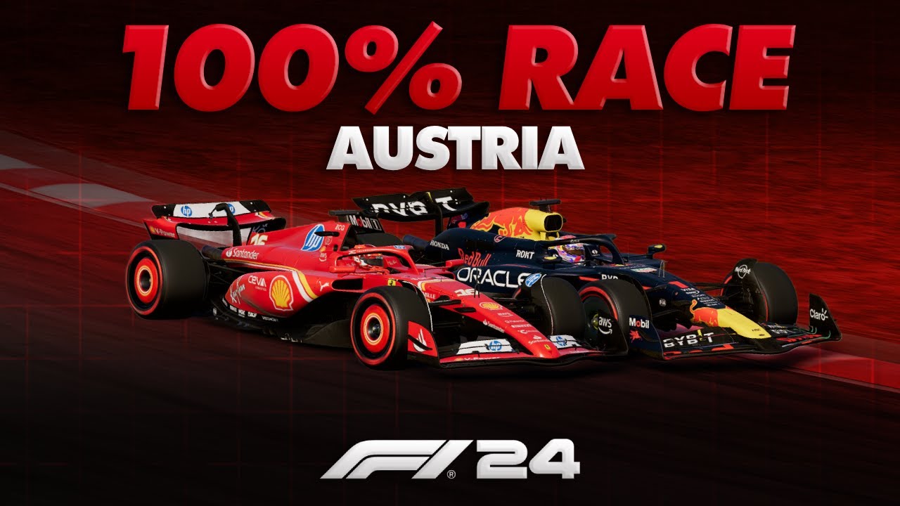 FIRST 100% RACE ON F1 24 (with fans) - YouTube