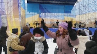 22 01 Харьковское МИСТО и ТАНЦЫ. Митинг в День Соборности против политического экстремизма и раскола