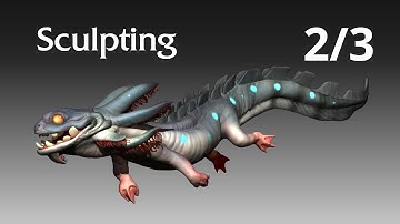 Stylized Creature Creation: High-Poly Modeling in ZBrush Part 2 | Full Workflow Tutorial Series