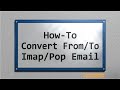 How to change an Outlook POP/Imap account