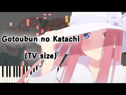 Gotoubun no Katachi - The Quintessential Quintuplets ∬ OP- Sheet music for  Piano (Solo)