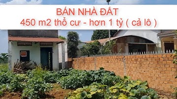 Chia tài sản bán đất Bảo Lộc 450 m2 thổ cư có nhà cấp 4, Lộc Đức Bảo Lộc Lâm Đồng, giá rẻ 1 ty x