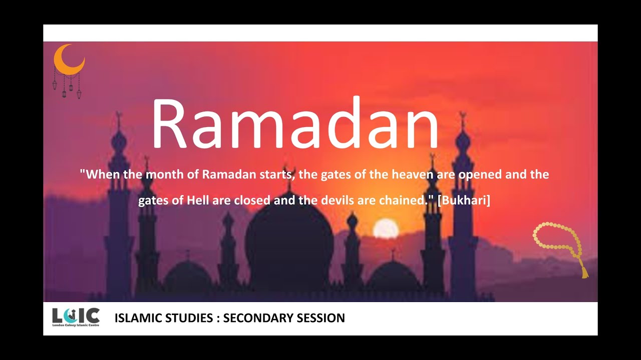 Islamic Studies Online Session 2: RAMADAN (Secondary Students)