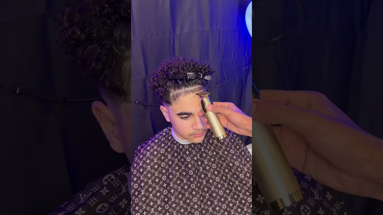 HOW TO DO A TAPERED HAIRLINE Viralvideo Barber Fade Transformation Haircut Barbershop