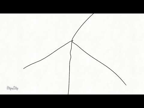 Turbine windmill animation 2D