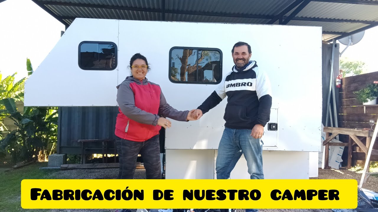 CAMPER ARTESANAL, estructura del baño, piso y sanitaria 