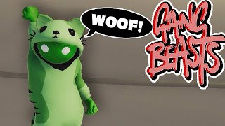 GANG BEASTS - I'ma Cat. Hear Me WOOF!!! [Melee] - Xbox One Gameplay