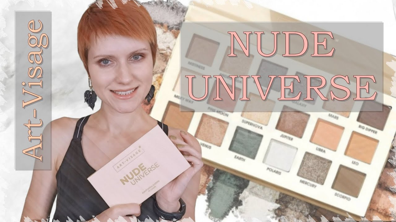 Тени Art-Visage NUDE UNIVERSE | Обзор, макияжи, свотчи - YouTube