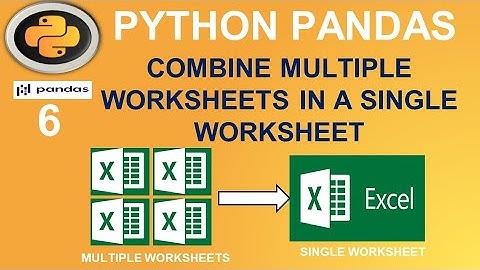 Python Pandas Tutorial: Combine Excel Sheets using Python Pandas #6