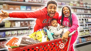 CRAZY GROCERY SHOPPING CHRONICLES WITH DRE AND KEN | VLOGMAS DAY 2