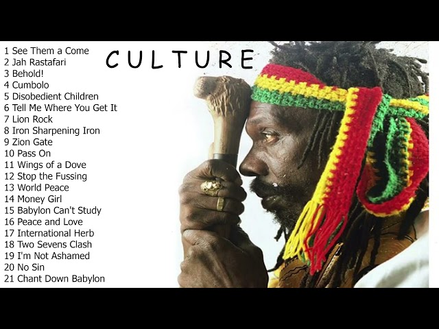 Culture Greatest Hits - The Best of Culture Full Album 2024 #reggae #reggaecover class=