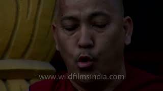 Tibetan monks throat singing   Specialized form of chanting
