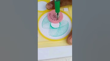 Elegant Green Spirograph Design #trendy #spirograph #shorts #shortvideo #ytshorts #shorts #shortsfee