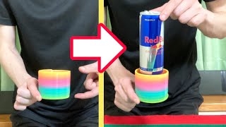 レッドブル出現　簡単マジック種明かし　Appearing Red Bull Magic Trick Tutorial.