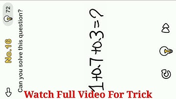 Brain Out Level 46 can you solve this question