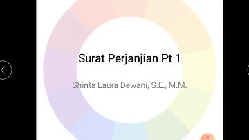 SURAT PERJANJIAN PT 1