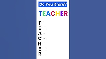 Teacher has a Secret Meaning, You Won