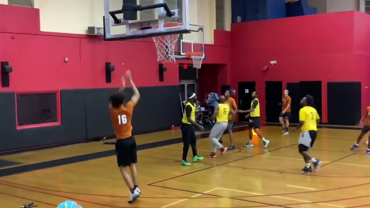 Broward Mens Basketball League Summer 2023 Yellow vs Orange Patrick Schnell