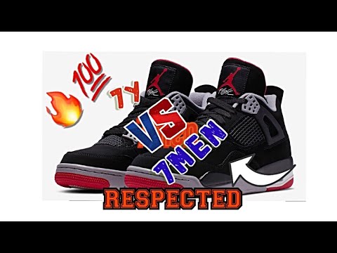Jordan 4 7y Vs 7 men!!!!!😱😱 #Sneakers 