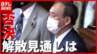 国会での攻防がヤマ場…内閣不信任案は否決　解散の見通しは？（2021年6月15日放送「news every.」より）