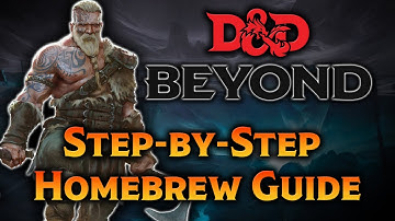 How to Make Homebrew Items on Dndbeyond