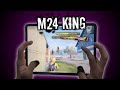 M24 KING VS PRO INDIAN PLAYERS - 1 VS 3 | IPAD PRO 4-FINGERS CLAW HANDCAM