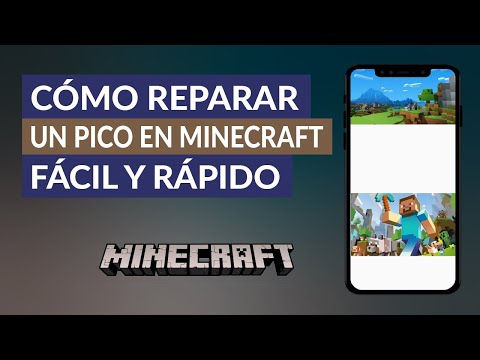 Cómo Reparar un pico o Herramientas de Diamantes en Minecraft