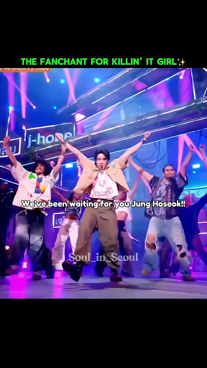 Fanchant for Killin' it girl🔥 #bts #jhope #shorts #viral #btsshorts