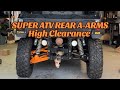 SuperATV Rear High Clearance A-Arms on a 2020 Teryx 800