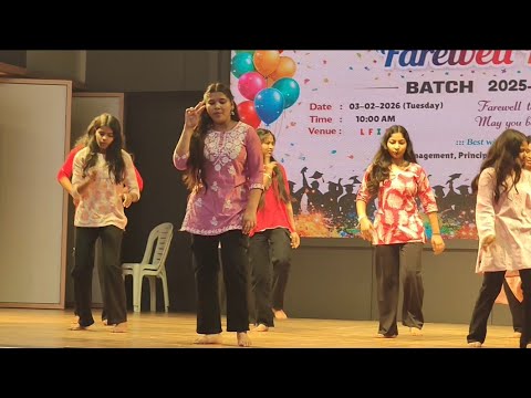 Farewell Party | Dance by class XI Girls #lfismau - YouTube