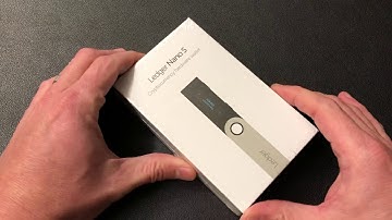 Ledger Nano S Crypto Wallet for Bitcoin Box Opening