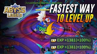 FASTEST WAY TO LEVEL UP IN ABYSS LEGEND screenshot 5