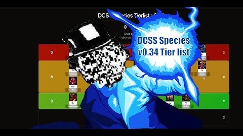 DCSS Dungeon Crawl Stone Soup v0.34 Species Tier List