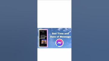 How to see time and date of message in messenger #shortfeed #short #shortviral