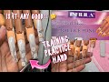 INFILILA PRACTICE HAND REVIEW | Transfer Foils Ombre | Not Polish Acrylics