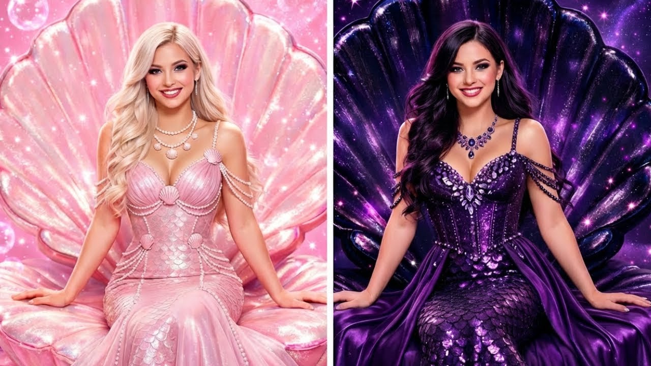 Нежная Русалка vs Темная Русалка ✨ Ультимативное бьюти-преображение