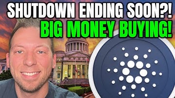 CARDANO ADA - SHUTDOWN ENDING SOON?!! BIG MONEY BUYING!