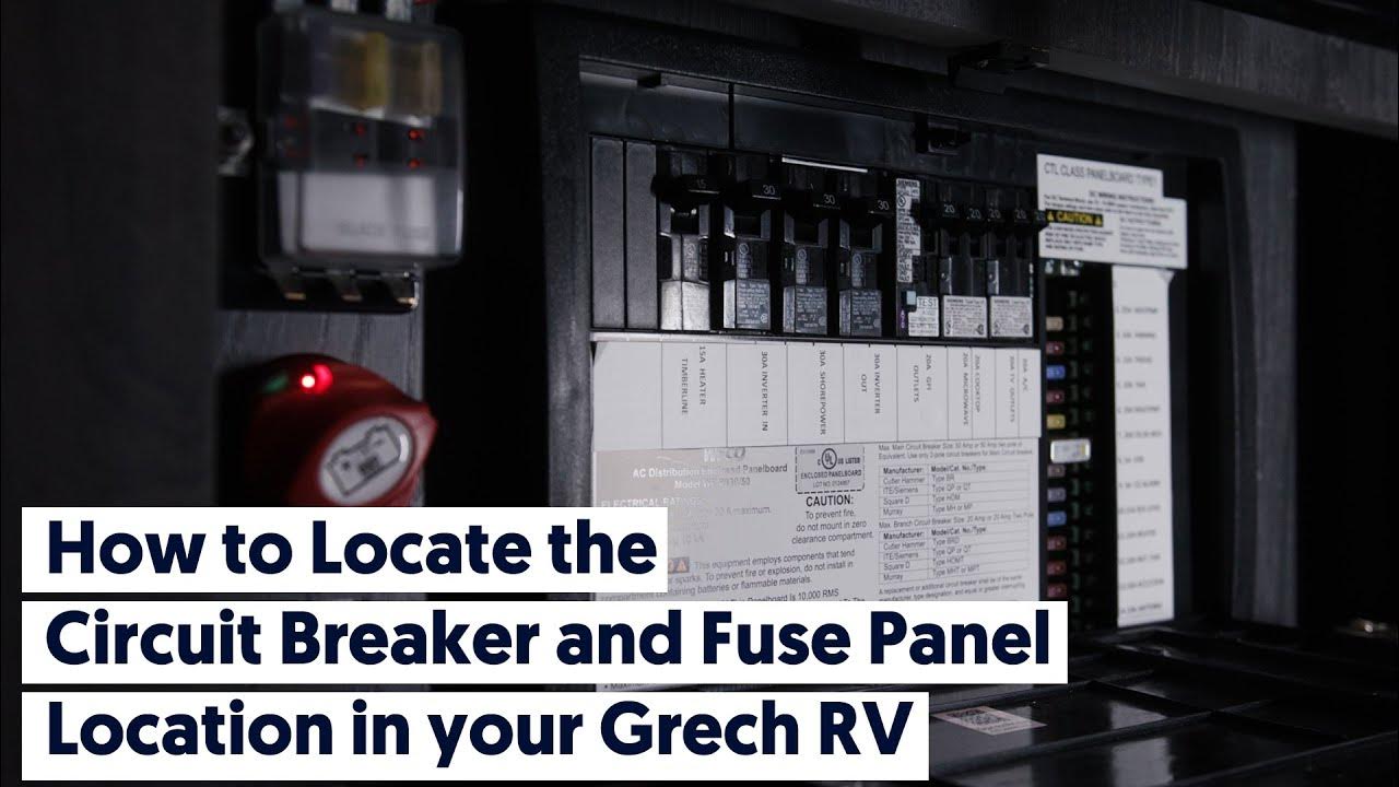 Circuit Breaker and Fuse Panel Location YouTube
