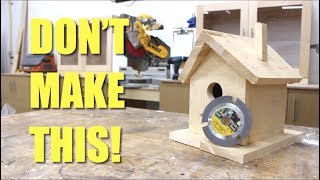 I Made A Bird House Using Only An Angle Grinder!