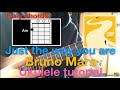Lv.1【Easy Chords】Just the way you are(Bruno Mars) ukulele chords tutorial